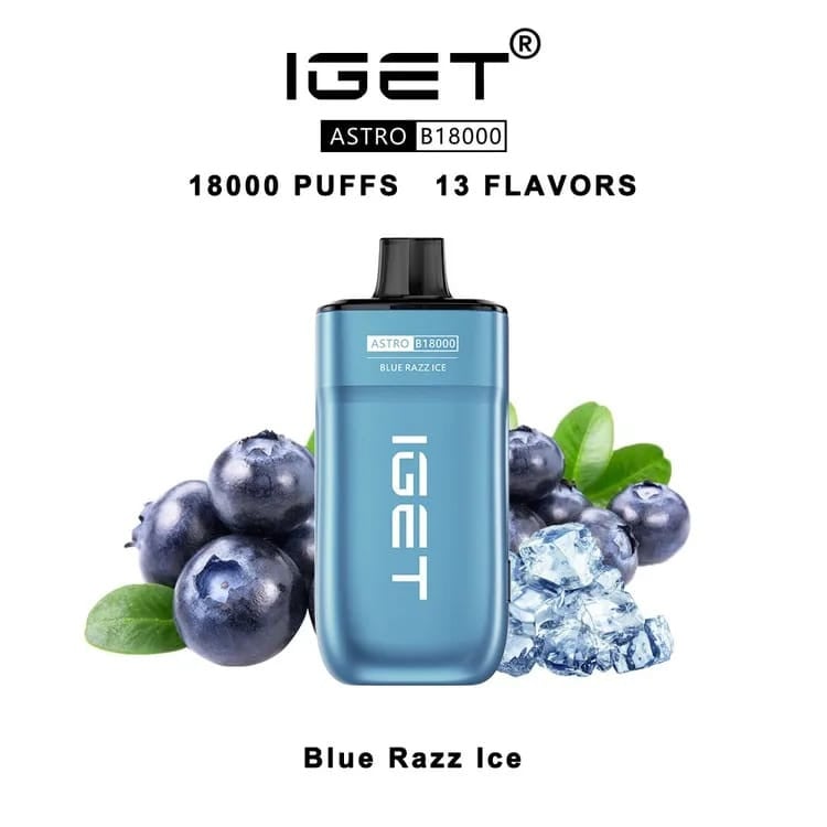 Buy IGET Astro B18000 Puffs Vapes Online | Express Delivery in Hyderabad