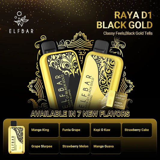 Buy Elfbar RAYA D1 13000 13K Puffs Online (All Flavors) | Express Delivery in Hyderabad