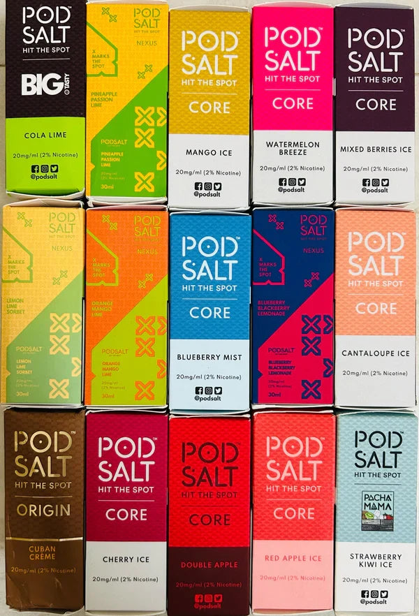 Buy Pod Salt Nic Salts Online – Best Flavours for Reusable Vape Devices | Express Delivery in Hyderabad