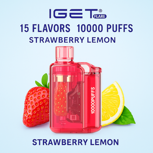 Buy IGET FLARE B10000 - 10K Puffs Disposable Vape Online | Express Delivery in Hyderabad