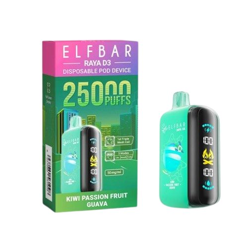Buy Elfbar Raya D3 25000 25K Puffs Online (All Flavours) | Express Delivery in Hyderabad