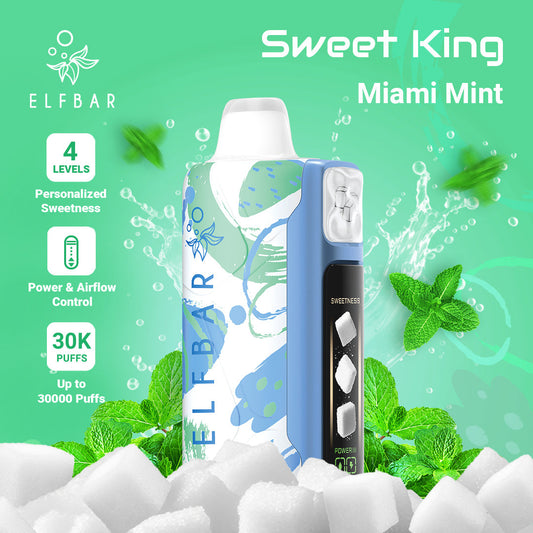 Buy ELFBAR Sweet King Miami Mint Online | Express Delivery in Hyderabad
