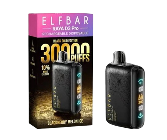Buy Elfbar RAYA D3 PRO 30000 30K Puffs Vapes Online | Express Delivery in Hyderabad