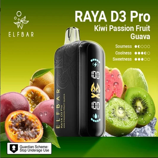 Buy Elfbar RAYA D3 PRO 30000 30K Puffs Vapes Online | Express Delivery in Hyderabad
