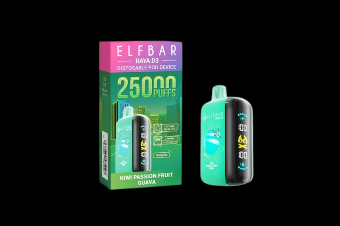 Buy Elfbar Raya D3 25000 (25K Puffs) Online – All Flavours Available with Express Delivery in Hyderabad