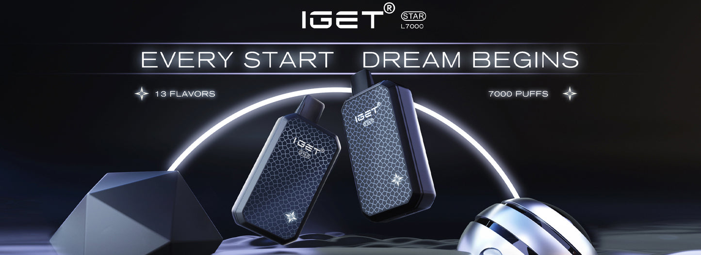 Buy IGET STAR 7000 Puffs Disposable Vape – | Express Delivery in Hyderabad|