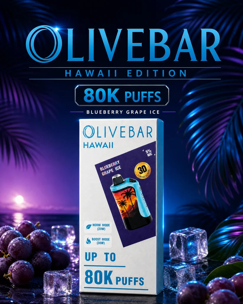 Buy Olivebar Hawaii Edition — 80,000 Puff Disposable Vape | Express Delivery in Hyderabad