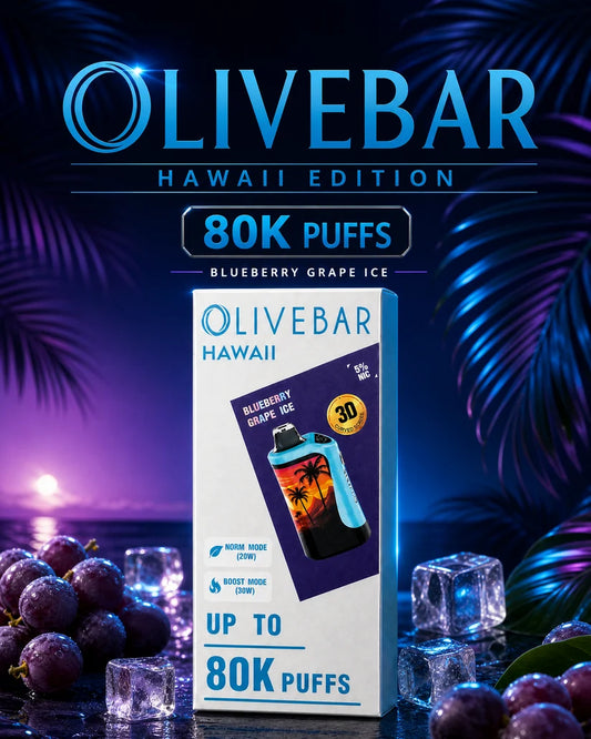 Buy Olivebar Hawaii Edition — 80,000 Puff Disposable Vape | Express Delivery in Hyderabad