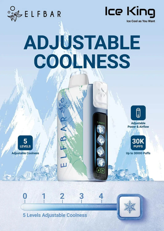 Buy Elfbar Ice King 30000 Puffs Disposable Vape in Hyderabad – Fast Delivery
