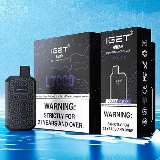 Buy IGET STAR 7000 Puffs Disposable Vape – | Express Delivery in Hyderabad|