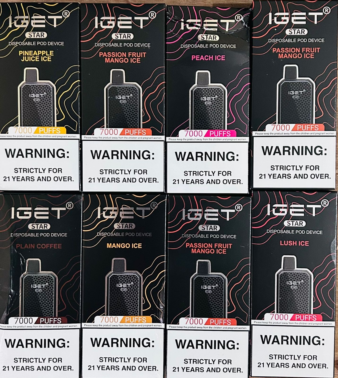 Buy IGET STAR 7000 Puffs Disposable Vape – | Express Delivery in Hyderabad|