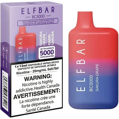 Buy Elfbar BC5000 5000 5K Puffs Disposable Vape Online | Express Delivery in Hyderabad