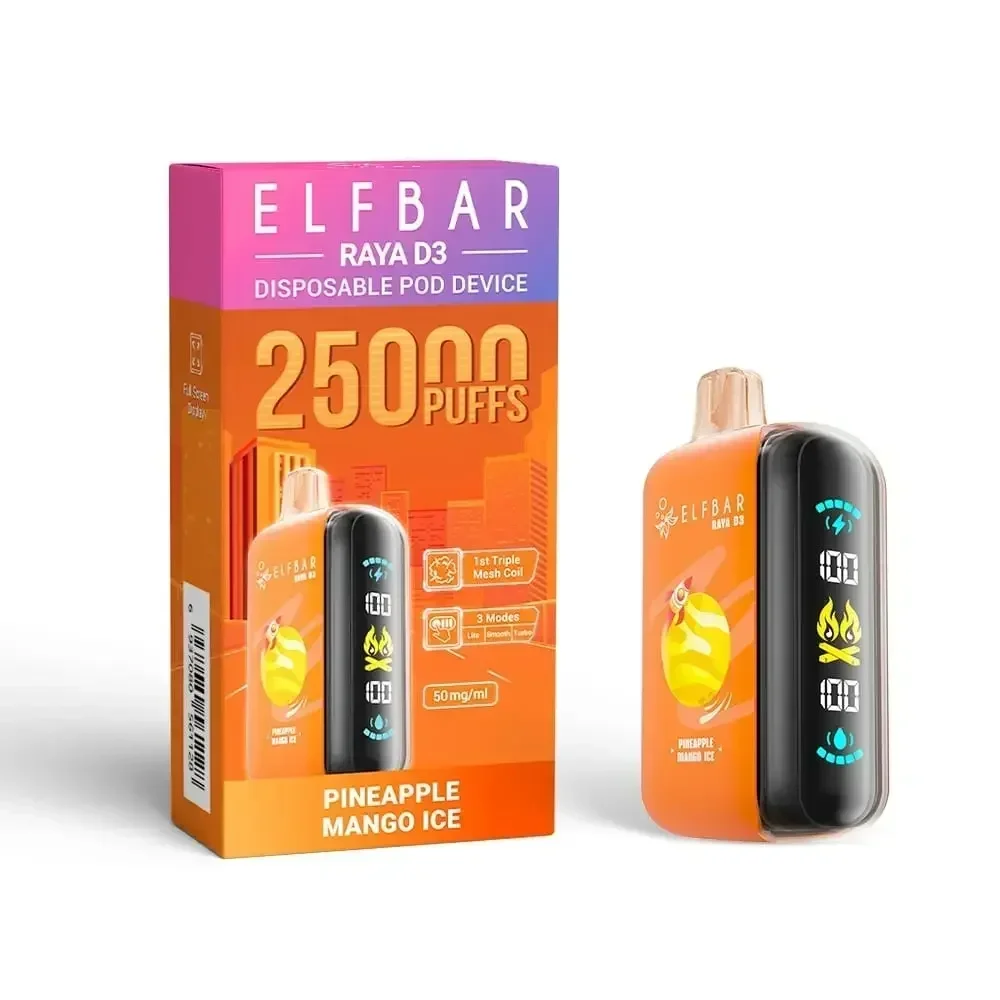 Buy Elfbar Raya D3 25K Puffs Online (All Flavours) | Express Delivery in Hyderabad Hyderabad express delivery